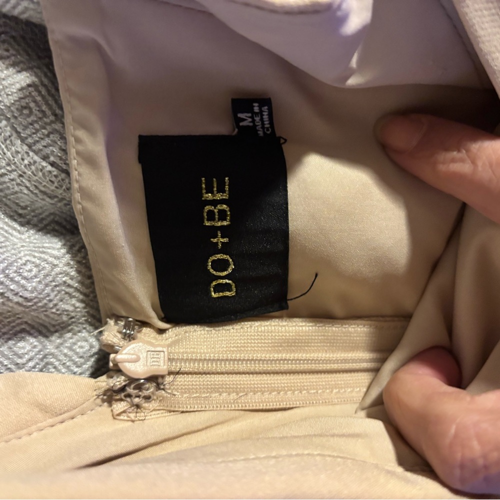 DO+BE Cream One-Shoulder romper - Picture 3 of 3